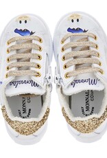 Monnalisa witte sneaker met donald duck print