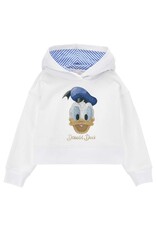 Monnalisa witte sweater/hoodie met Donald Duck