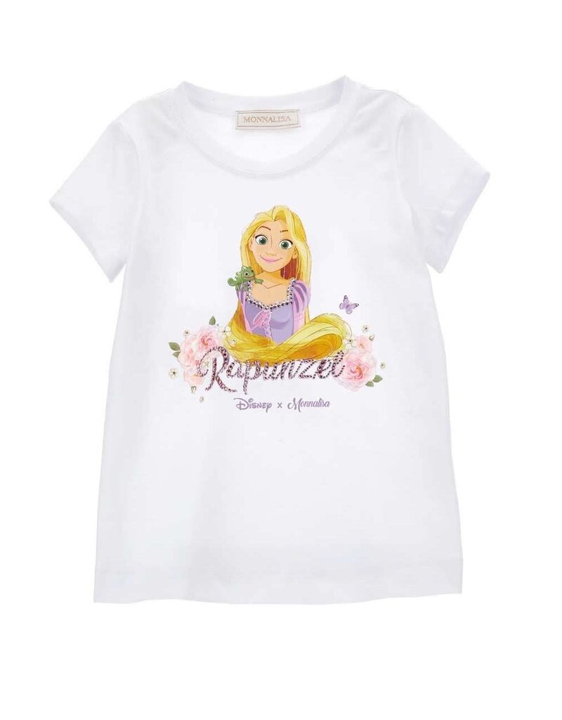 Monnalisa T-shirt met print van rapunzel