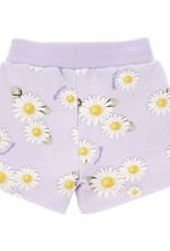 Monnalisa paars short met witte margrieten