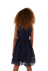 Guess Jurk donkerblauw lace