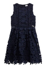 Guess Jurk donkerblauw lace