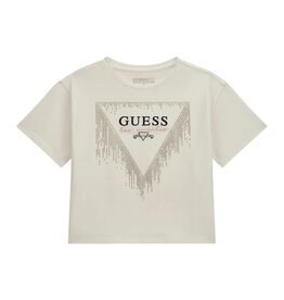 Guess T-shirt wit glitter logo