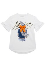 Guess T-shirt meisje strik oranje