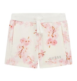 Guess short cherry blossom ecru