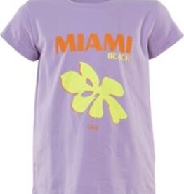 Blue Bay T-shirt JUSTIN paars Miami