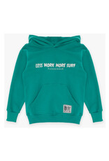 Please hoodie kap groen less work more surf