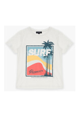 Please T-shirt wit palmboom surf