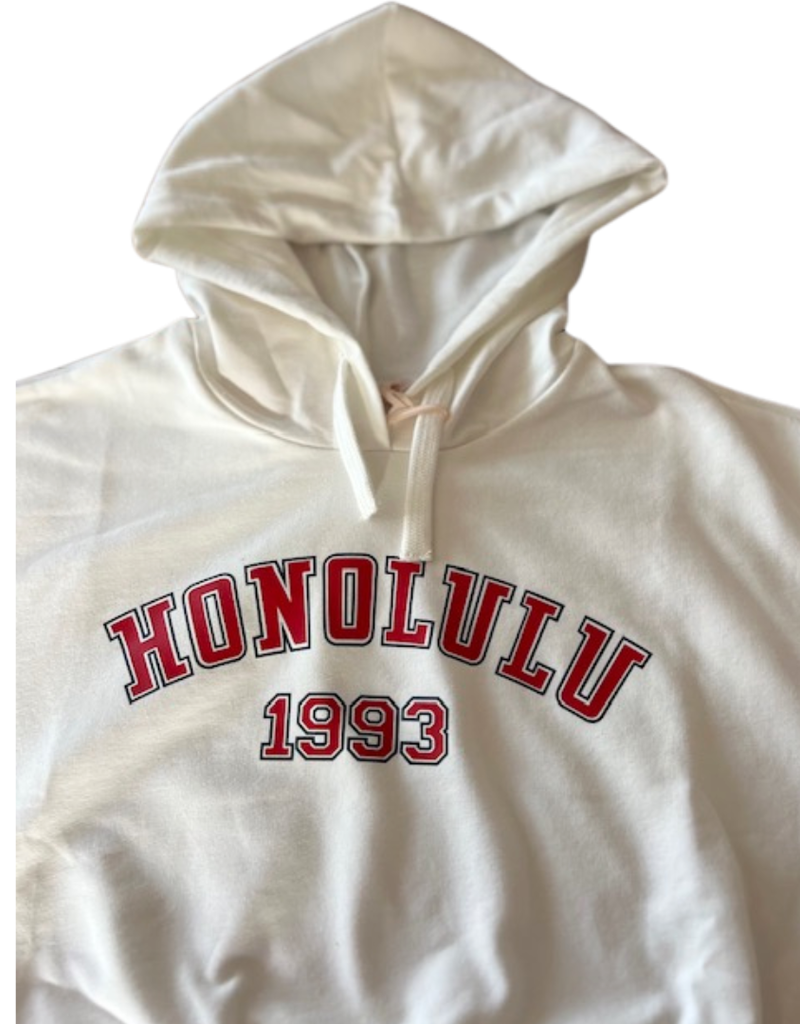 Please hoodie ecru honolulu