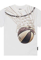 Molo T-shirt wit net basketbal