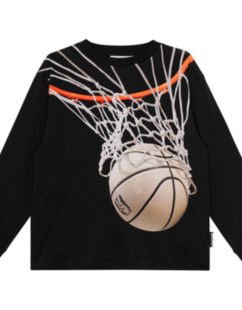 Molo sweater zwart basketbal net