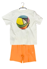 Molo T-shirt zwart print basketball