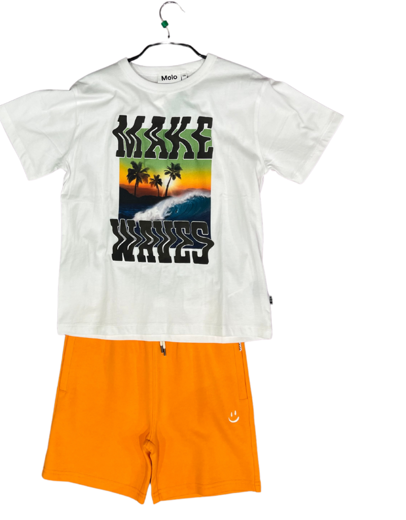 Molo T-shirt zwart print basketball