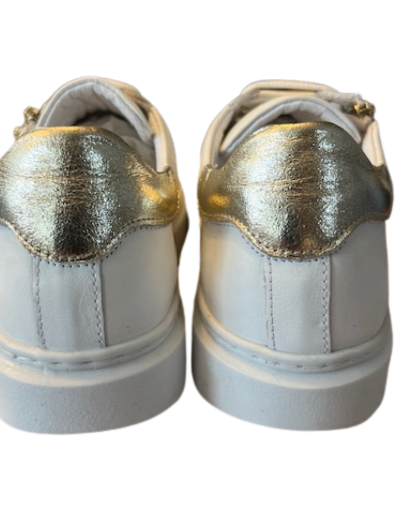 Liu Jo sneaker logo goud hogere zool rits