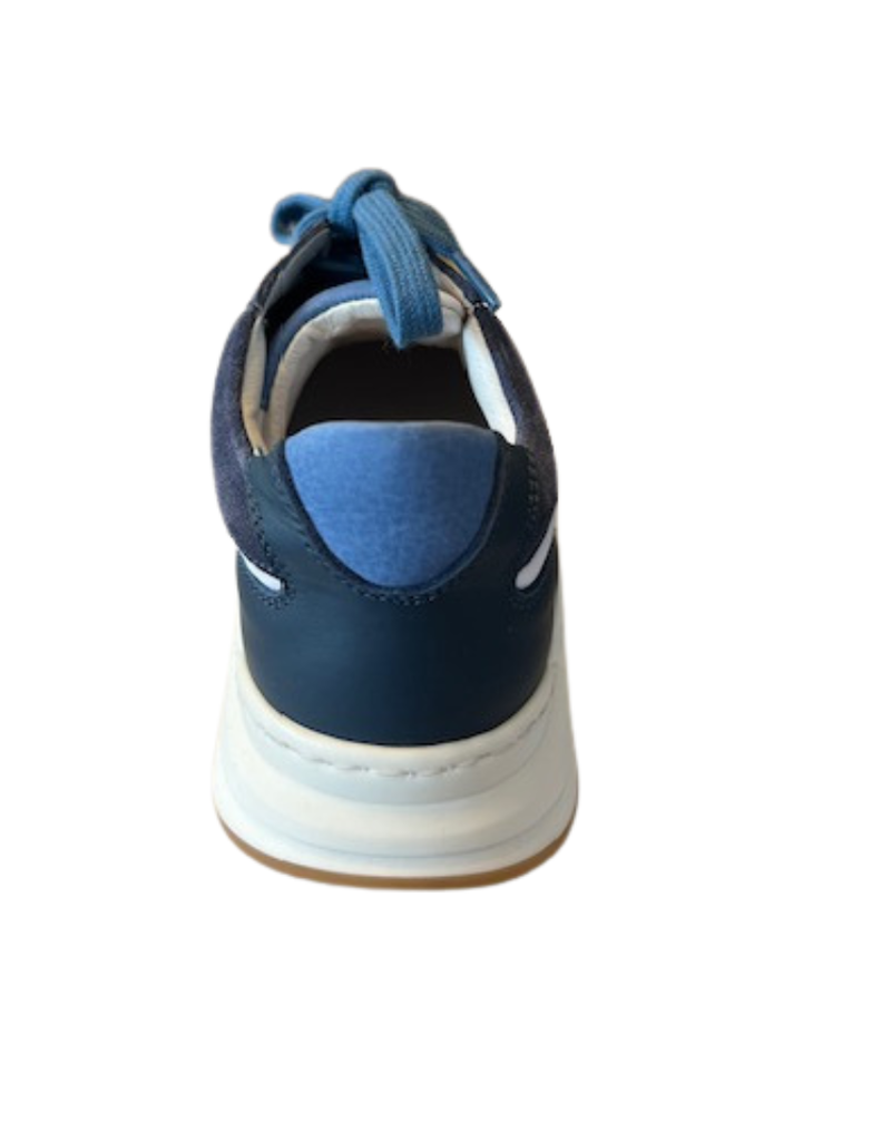 Red Limit/Hoops sneaker spec zool wit met blauwaccenten