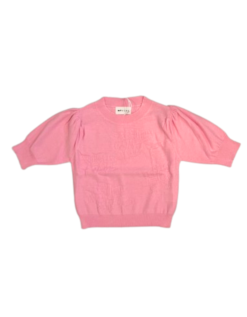 Morley trui brei pastel roze floral knit
