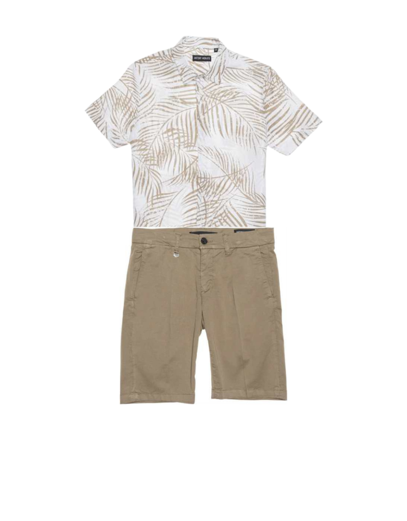 Antony Morato short stretch gabardine beige