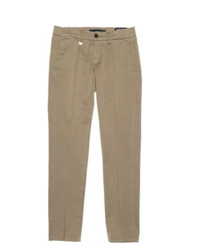 Antony Morato broek basic fit gabardine beige