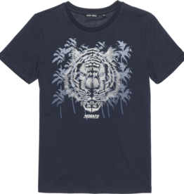 Antony Morato T-shirt donkerblauw print leeuw