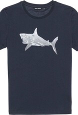 Antony Morato T-shirt donkerblauw print haai grijs