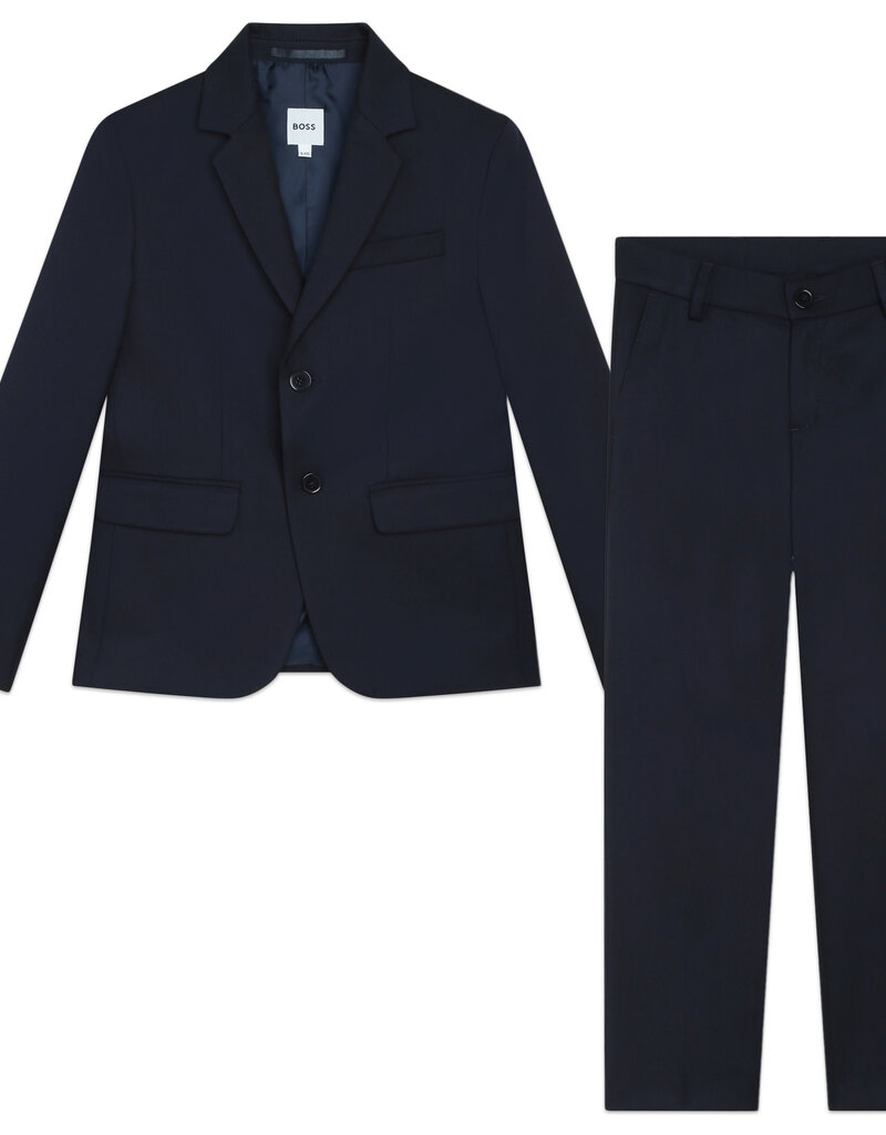 Boss kostuum donkerblauw broek met blazer