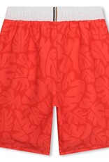 Boss zwemshort rood dessin