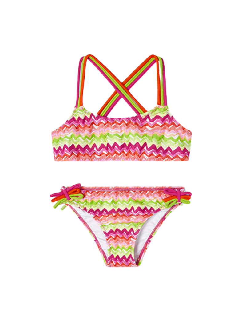 Mayoral bikini print groen fuchsia oranje