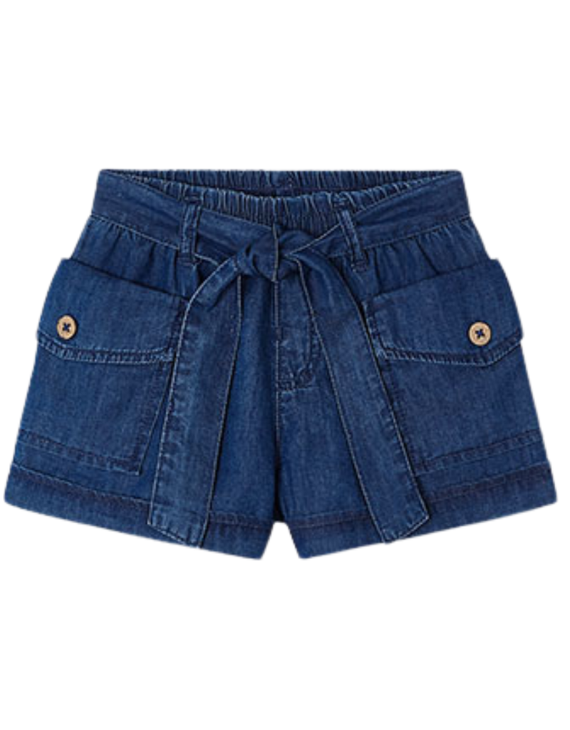 Mayoral short A jeansblauw