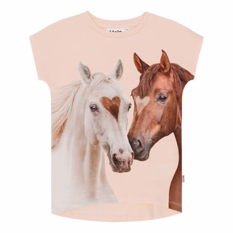 Molo T shirt paarden roze