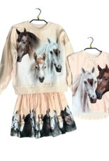 Molo T-shirt paarden roze