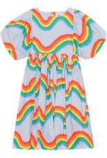 Molo jurk regenbooggolven multicolor