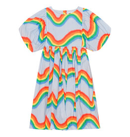 Molo jurk regenbooggolven multicolor