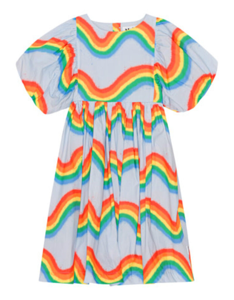 Molo jurk regenbooggolven multicolor