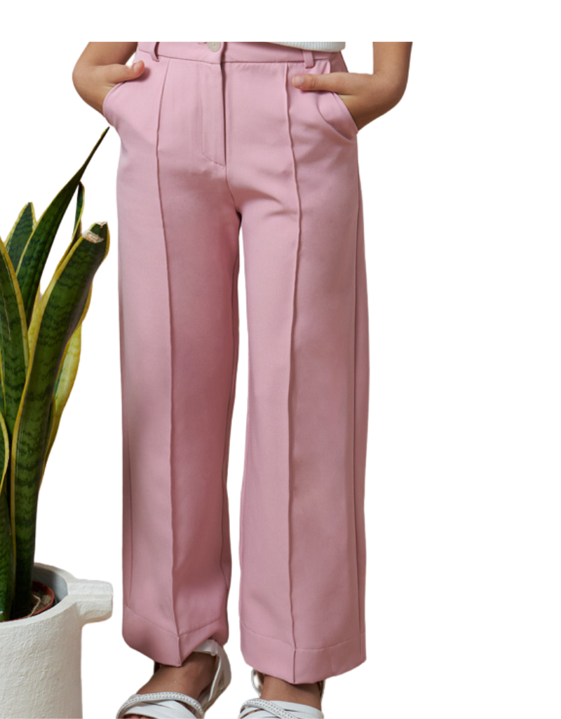 Mayoral broek nude crepe pant