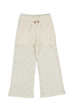 Mayoral broek jacquard ajour ecru