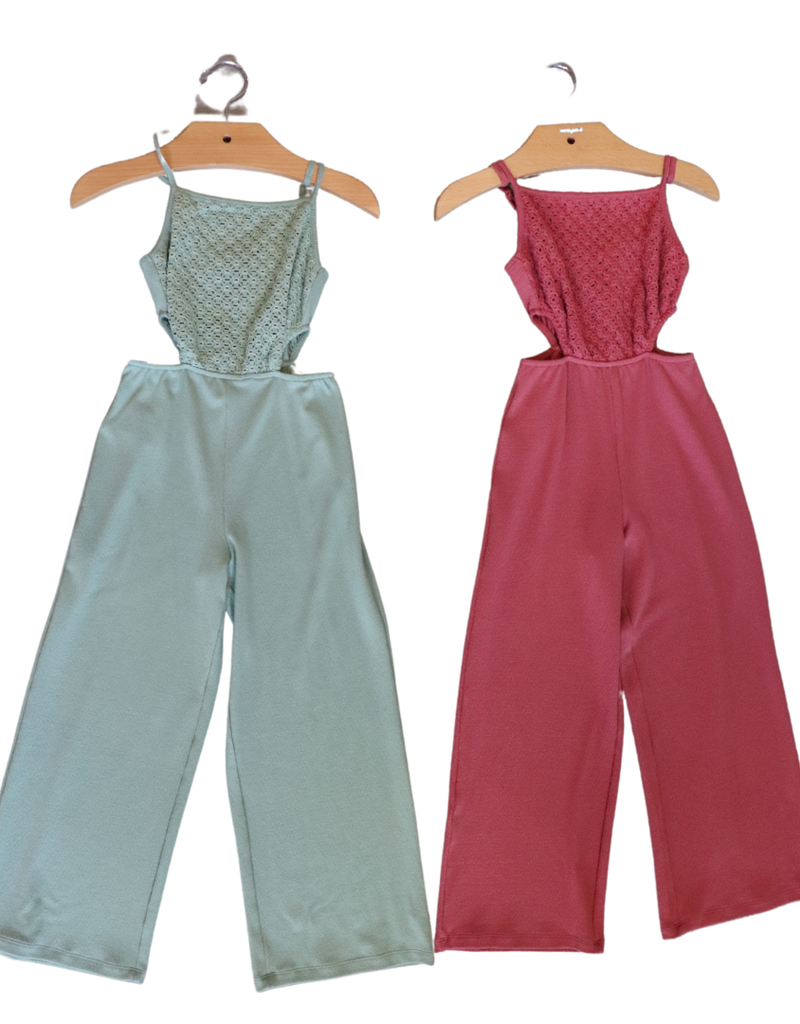 Mayoral jumpsuit nude zonder mouw