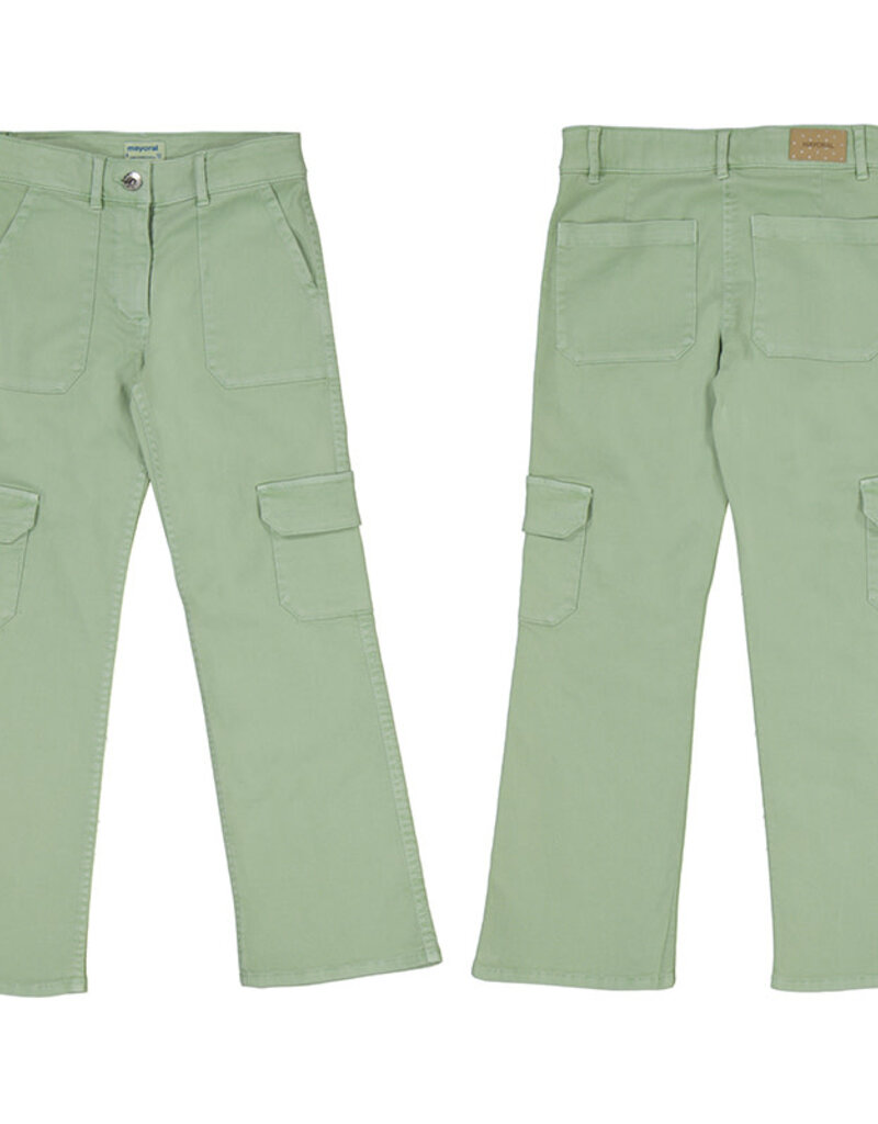 Mayoral broek mint kaki opzetzakken