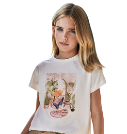 Mayoral T-shirt wit print planten