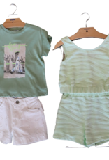 Mayoral set short top mint