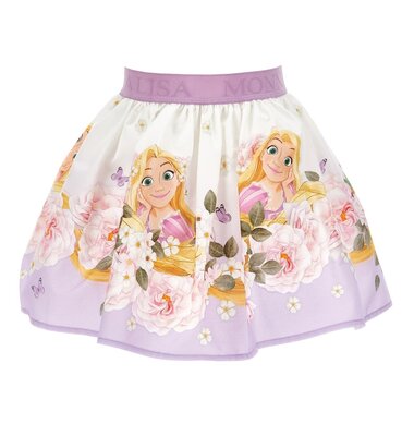 Monnalisa mooie rok met bloemenprint en rapunzel