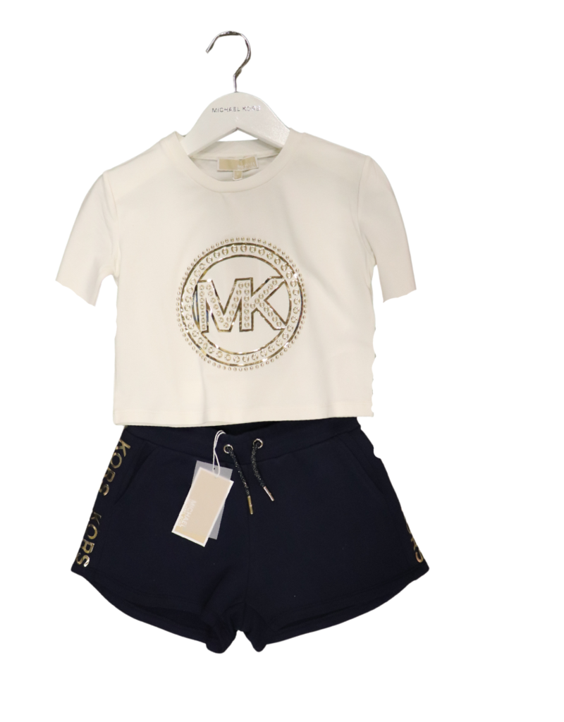 Michael Kors short sweat donkerblauw logo