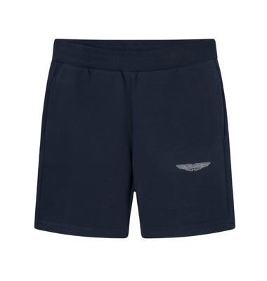 Hackett short donkerblauw sweat logo Aston Martin