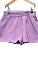 Patrizia Pepe short sweatstof lavendel paars