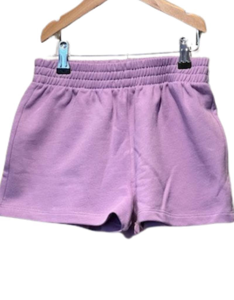 Patrizia Pepe short sweatstof lavendel paars