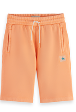 Scotch&Soda short sweat neon oranje