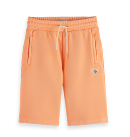 Scotch&Soda short sweat neon oranje