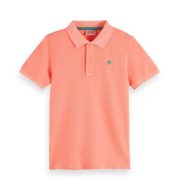 Scotch&Soda polo neon oranje