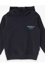 Imperial Hoodie lava zwart eleven club aqua