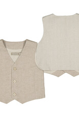 Mayoral ondervest of gilet in coconutkleur