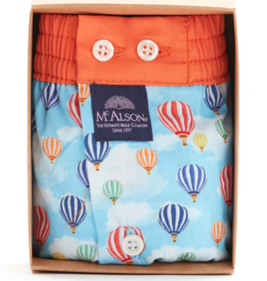 Mc Alson boxershort Air balloons turquoise